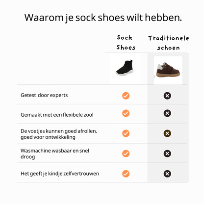 Barefoot sock shoes - veilig zonder uitglijden.